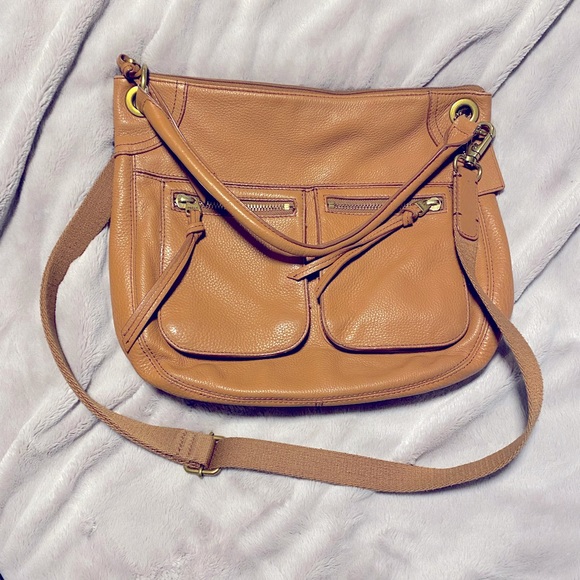 Fossil Handbags - Fossil Karli large hobo saddle crossbody / shoulder  purse